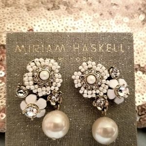 Miriam Haskell Pearl Earrings